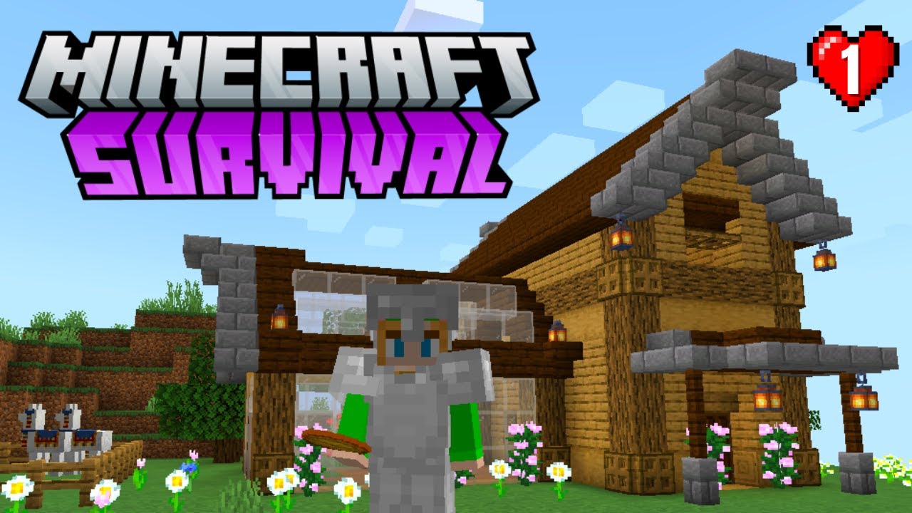 The CUTEST  Cottagecore Starter House! | Minecraft 1.19 Survival Let's Play [Episode 1]