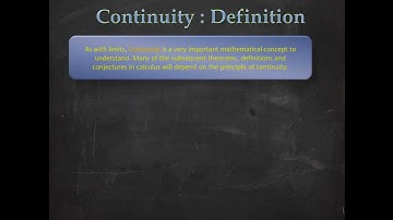 20131223 Definition of Continuity