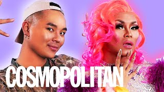 ドラァグクイーンから学ぶ！パーティメイク┃DRAG QUEEN MAKE UP┃COSMOPOLITAN JP