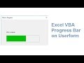 Excel VBA Progress Bar on Userform