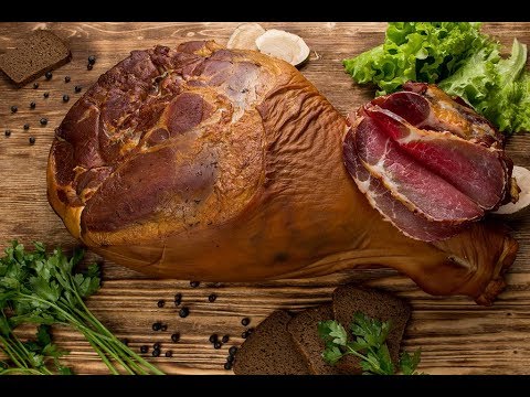 Мясо окорок горячего копчения