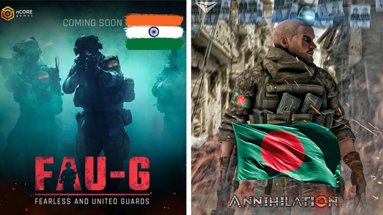 FAUG Game VS Annihilation Game || Bangla Commentary || BAPPLE
