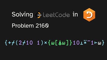 Solving LeetCode problem 2160 in APL (Minimum Sum of Four Digit Number After Splitting Digits)