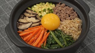 บิบิมบับ ข้าวยำเกาหลี Bibimbap Korean Spicy Mixed Rice