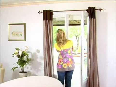 Tringles a rideaux sans percer secodir deco youtube Décor Baie rideaux