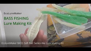 How to Make Your Own Bass Soft Bait Lures. Senko? These Are Yours