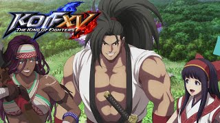 The King of Fighters XV (Xbox Series X) Team Samurai Gameplay - Story \u0026 Ending [4K 60FPS]