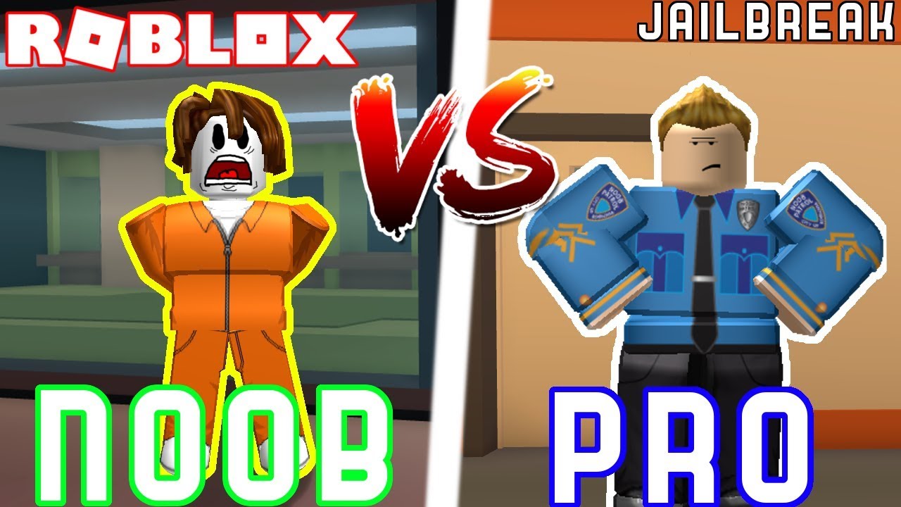 Pro Vs Noob In Jailbreak 2 Roblox Jail Break Ft Seniac Youtube - noob police roblox