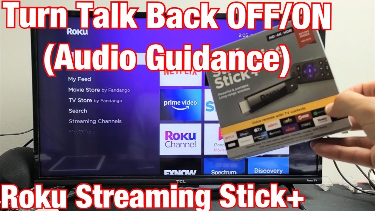How to Turn Talk Back (Audio Guidance) OFF & ON | Roku Streaming Stick - How To Turn Off The Talking On Roku