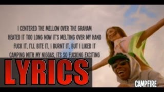 Video thumbnail of "Tyler, The Creator - PartyIsntOver/Campfire/Bimmer (LYRICS ON SCREEN)"