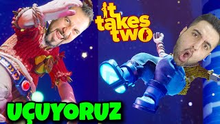 Uzayda portallar arasında uçuyoruz ve Robotları canlandırıyoruz! | PS5 It takes two Türkçe bölüm #7