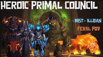 Primal Council Heroic Kill | Feral Druid POV | Vault of the Incarnates