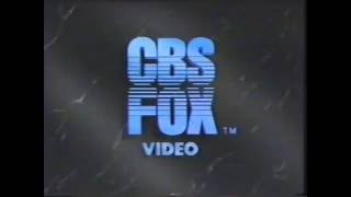Cbsfox Video Logo Circa 1980S
