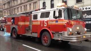EXCLUSIVE SUPER EXTREMELY RARE CATCH OF THE 1987 MACK CF FDNY FOAM 5 ENGINE AT 6TH ALARM FIRE.