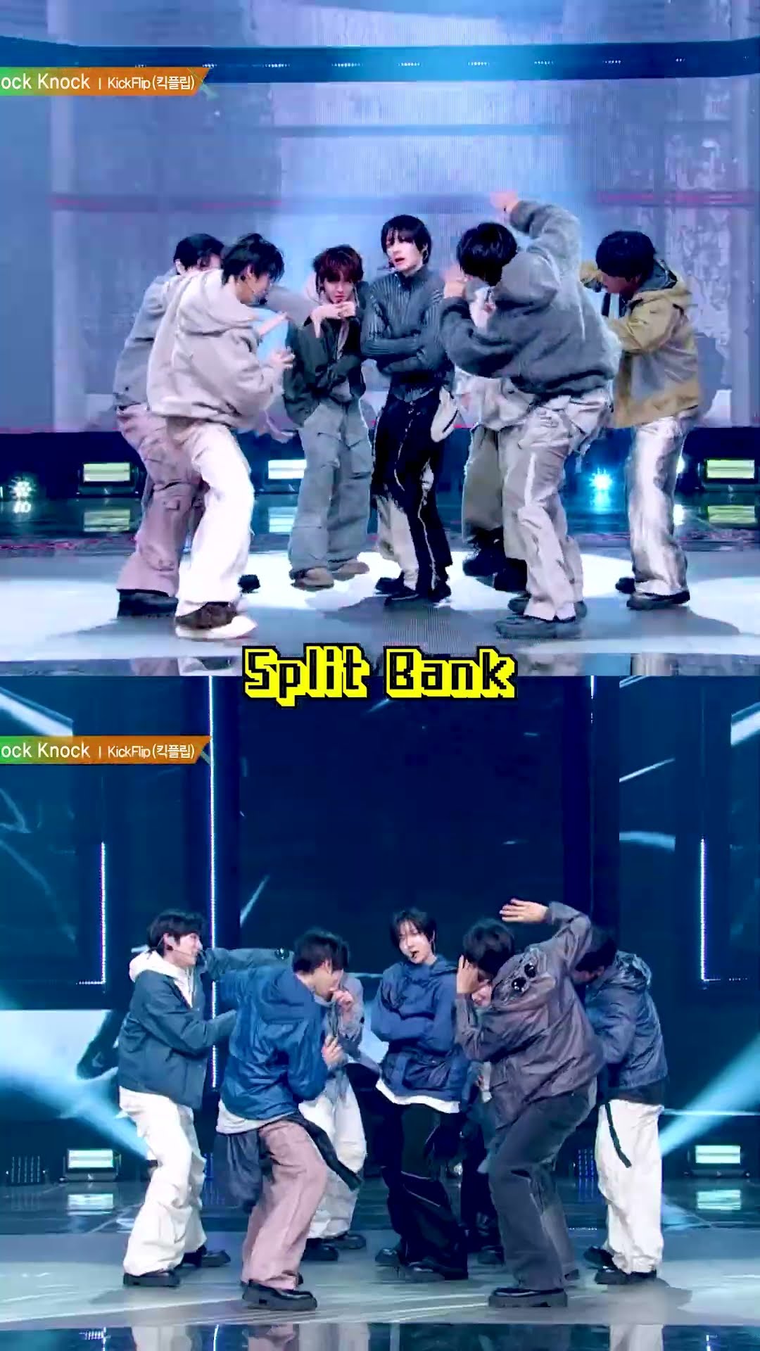 KickFlip - Knock Knock #SplitScreen #SplitBank #MusicBank #Shorts | KBS WORLD TV