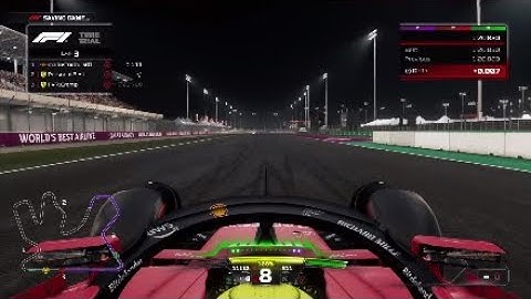 F1 23 Qatar Time Trial 1:20:880 with controller
