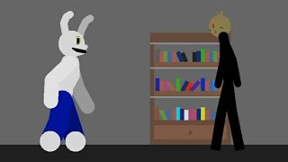 Mr. Hopp (Mr. Hopp's Playhouse) vs Mr. Stitchy (Piggy) - Stickman Animation