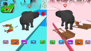 Animal Transform Epic Race 3D -All Levels Mobile Gameplay Android,ios best mobile games