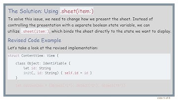 Understanding Why state Resets to nil in SwiftUI