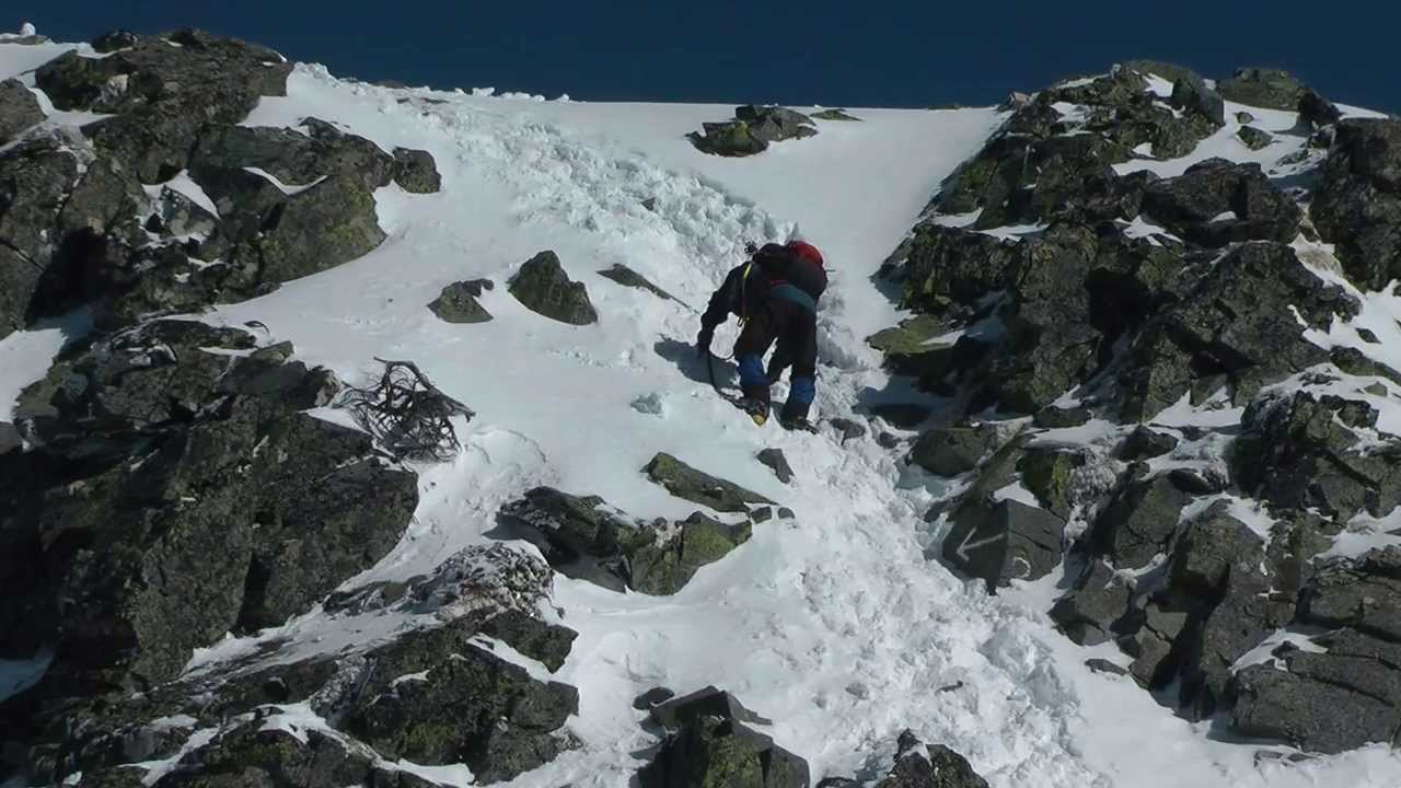 冬季西穂高！独標下りでプチ滑落！やってはいけない降り方！( ;∀;) YouTube