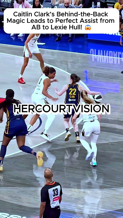 Clark’s NASTY Behind-the-Back Leads to AB’s Smooth Assist to Hull for the Three!😱#caitlinclark #wnba