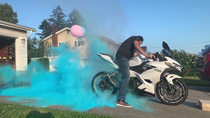 Burnout Gender Reveal for Trucks , Cars, Motorcycles, ATV, Dirt Bikes, and  more