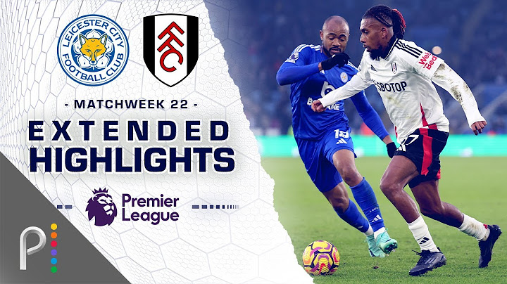 Leicester City v. Fulham | PREMIER LEAGUE HIGHLIGHTS | 1/18/2025 | NBC Sports