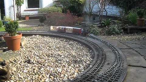 Cracker model steam locomotive.