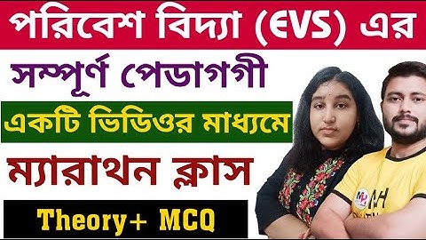 পরিবেশ বিদ্যার সম্পূর্ণ পেডাগগী একটি ভিডিওর মাধ্যমে। EVS pedagogy marathon class, primary tet