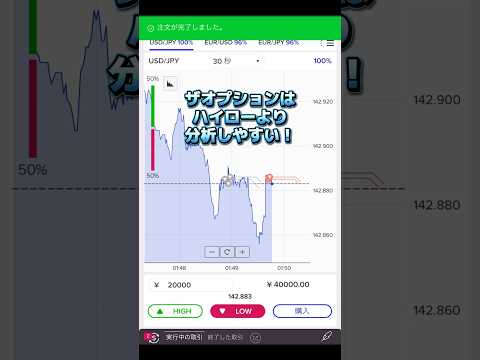 【バイナリーおすすめ】ザオプションとハイローはどっちがいいの？#バイナリーオプション #投資 #ザオプション #ハイローオーストラリア