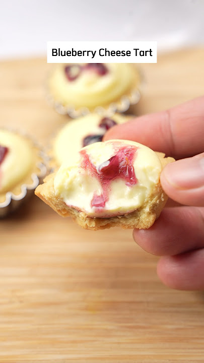 Episod 308 | Resepi Blueberry Cheese Tart | 2 Minit 1 Resepi by Che Sayang Kitchen