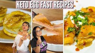 3 EASY KETO EGG FAST RECIPES Keto Egg Fast to Lose Weight & Get Results