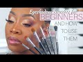 Eyeshadow BRUSHES for BEGINNERS (And How to Use Them) | Maya Galore