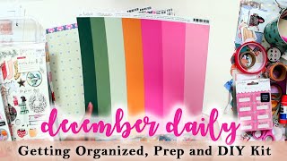 December Daily Organization, Prep and DIY Kit