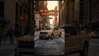 Top 10 American Car Brands