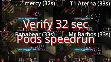Verify 32 second speed run in zombie pods map [SAS: Zombie Assault 4]