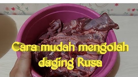 Masak Daging Rusa.. Ingat Kampung Halaman "Merauke" #masakrumahan #daging #dagingrusa