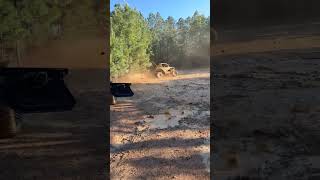 Baby fall #sxs #fyp #nature #crash #mud