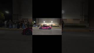 Red C8 Corvette Spotted at a car show