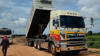 หัวลากเสี่ยเต้ย้ายงานอีกแล้ว มาดูว่าวิ่งอะไร Dump Truck