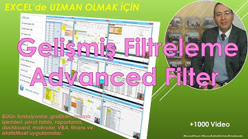 Gelişmiş filtreleme (advanced filter) - Çok seçenekli