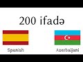 200 ifadə - İspan dili - Azərbaycan dili