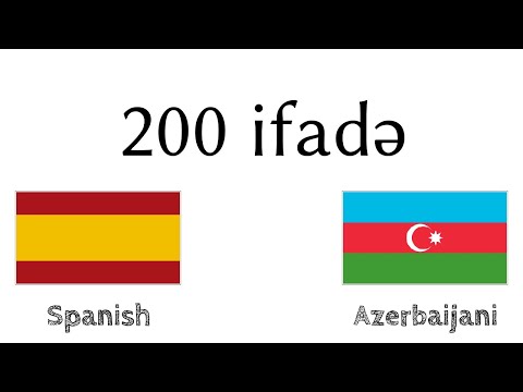 200 ifadə - İspan dili - Azərbaycan dili
