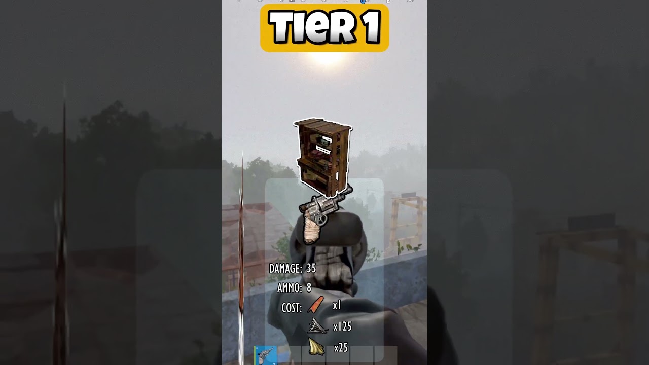 Rust weapon guide Tier 1 