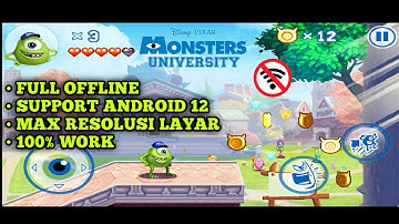 MONSTERS UNIVERSITY APK | OFFLINE JAVA GAMES ANDROID GAMEPLAY