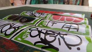 Making Graffiti Sticker