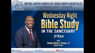 BUC Stony Hill | Bible Study | Forgiveness Is A Priority | Elder Andre Adman