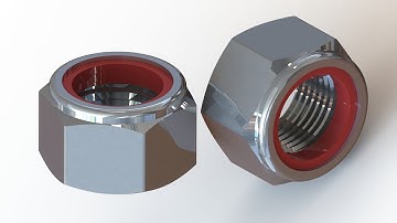 Solidworks tutorial | sketch Lock Nut in Solidworks
