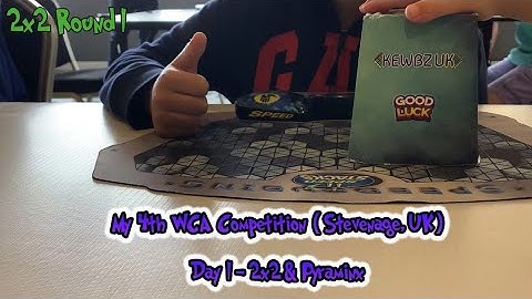 My 4th WCA Competition - Day 1 | Stevenage September 2023 | I