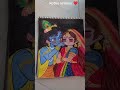 #new art work Radha Krishna painting 🎨#love ❤️